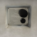 Concrete 60" Rectangular Propane Gas Fire Pit Table With 60000 Btu For Outdoor Spaces - Light Gray