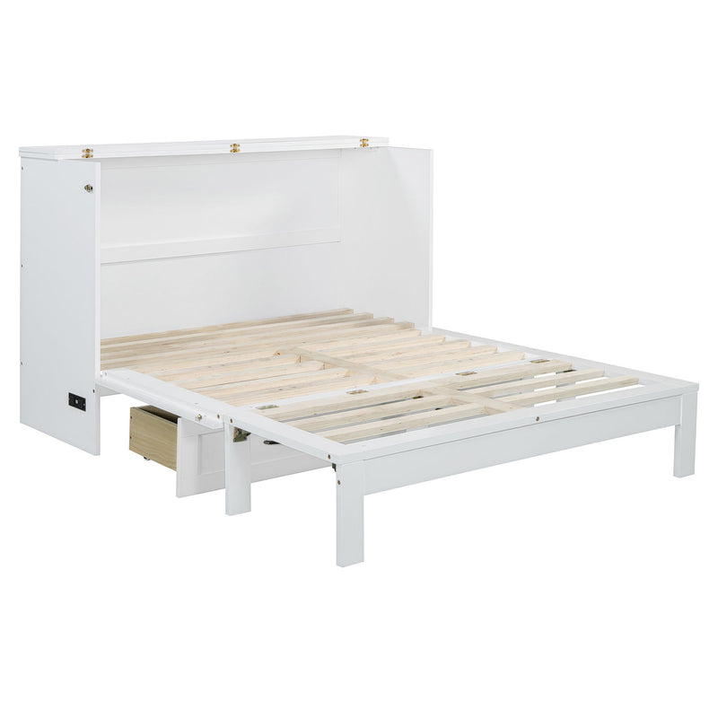 Murphy Bed With Large Drawers
