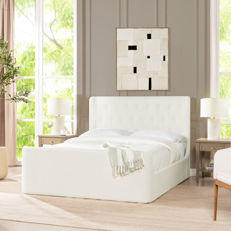 Brooks - Contemporary Tufted Shelter Platform Bed