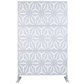 Outdoor & Indoor Metal Privacy Screen, Freestanding Decorative Panels