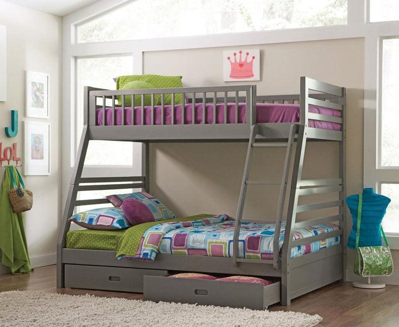 Ashton - 2-Drawer Wood Bunk Bed