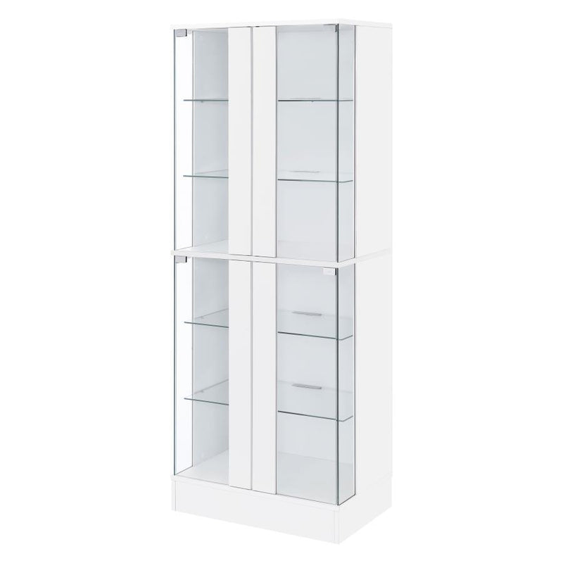 Cabra - 4-door LED Curio Display Cabinet