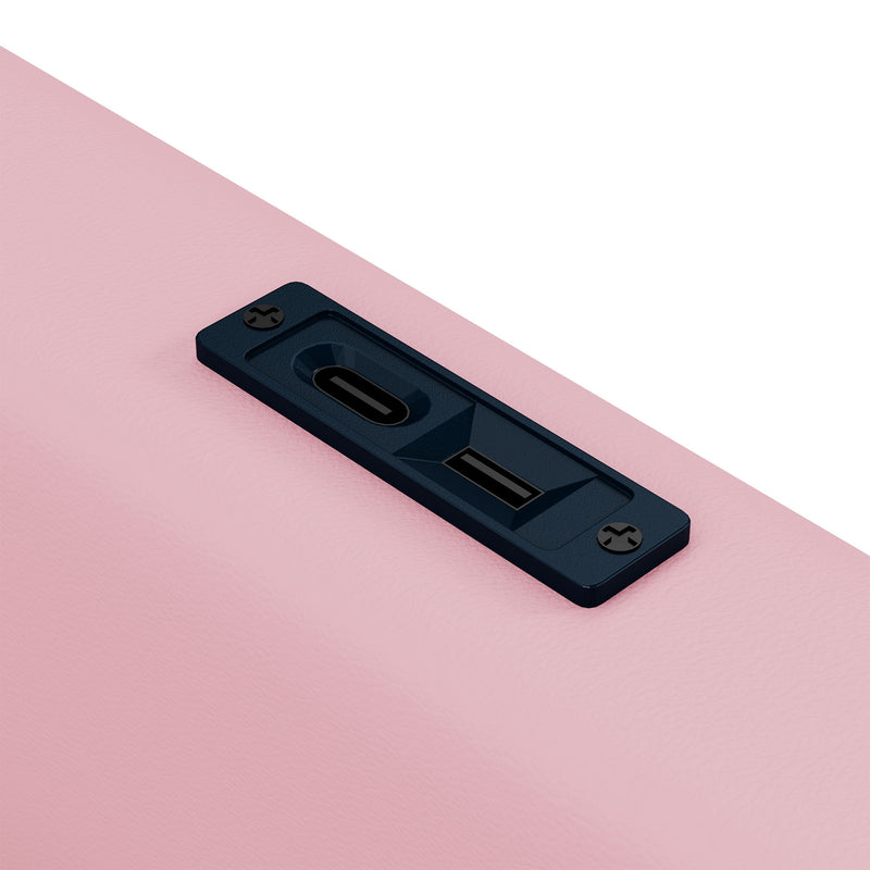 Platform Bed With Guardrail And Charging Station