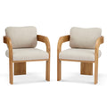Dining Chairs With Pillow Back (Set of 2)