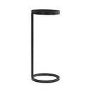 Yancey - Round Metal Accent Table - Antique Bronze