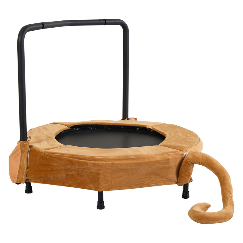 Children's Trampoline Happy Expression Outdoor / Indoor Dual Use, Foldable Iron Tube