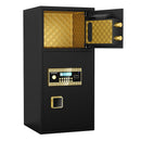 Large Double Door Coin Operated Safe, Digital Security Safe With Fireproof And Waterproof Bag