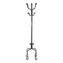 Coat Rack, Hall Tree, Free Standing, 8 Hooks, Entryway, Transitional - Black