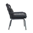 Southport - Club Chair With Woven Rope And Cushions