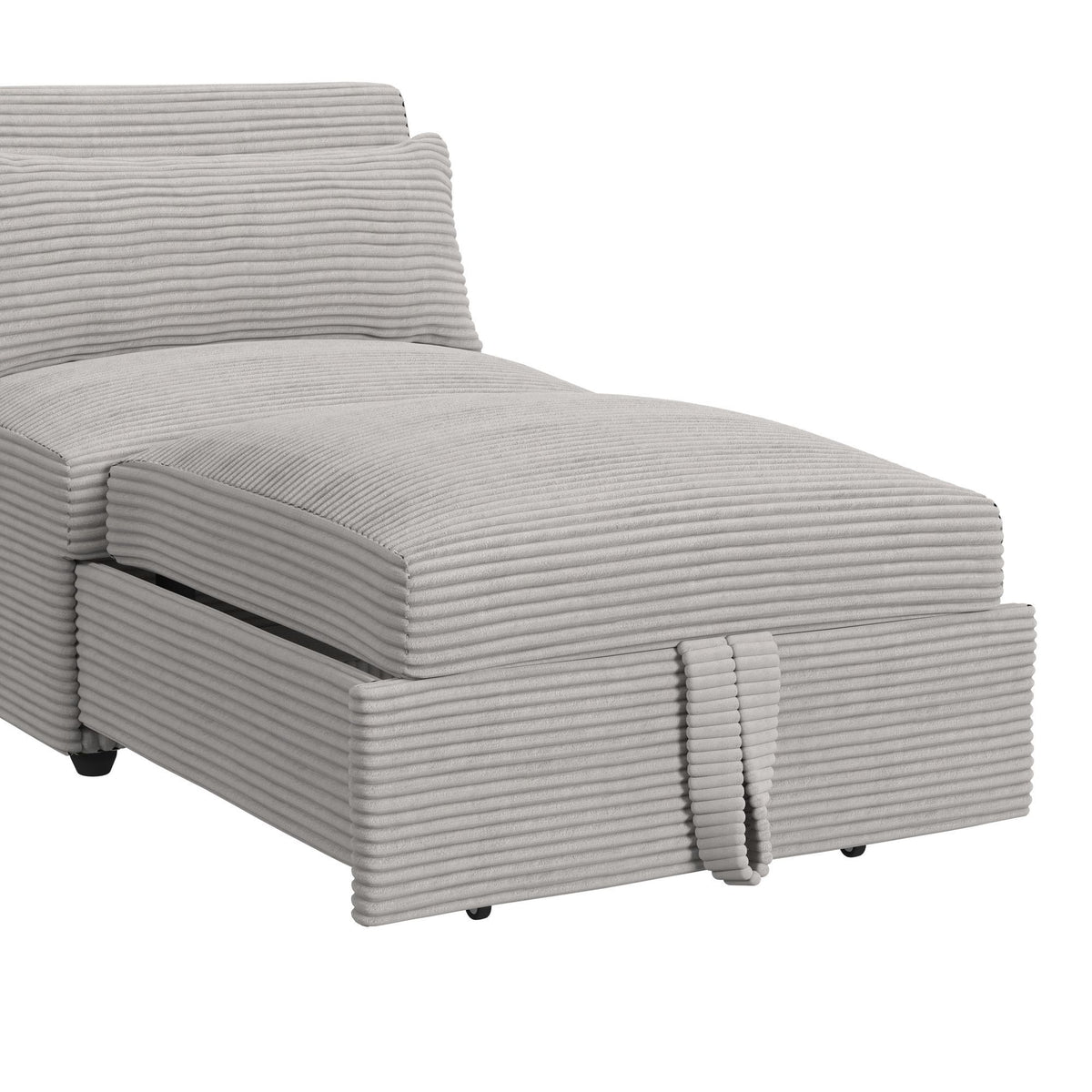 Pluto Chair With Kidney Pillow, Klik Klak And Pop Up in Coronado Gray by Elements International, view 3