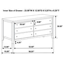 Carlton - 6-Drawer Dresser
