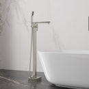 Freestanding Bathtub Faucet With Waterfall Tub Filler And Hand Shower
