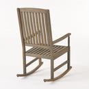 Outdoor Rocking Chair - Gray