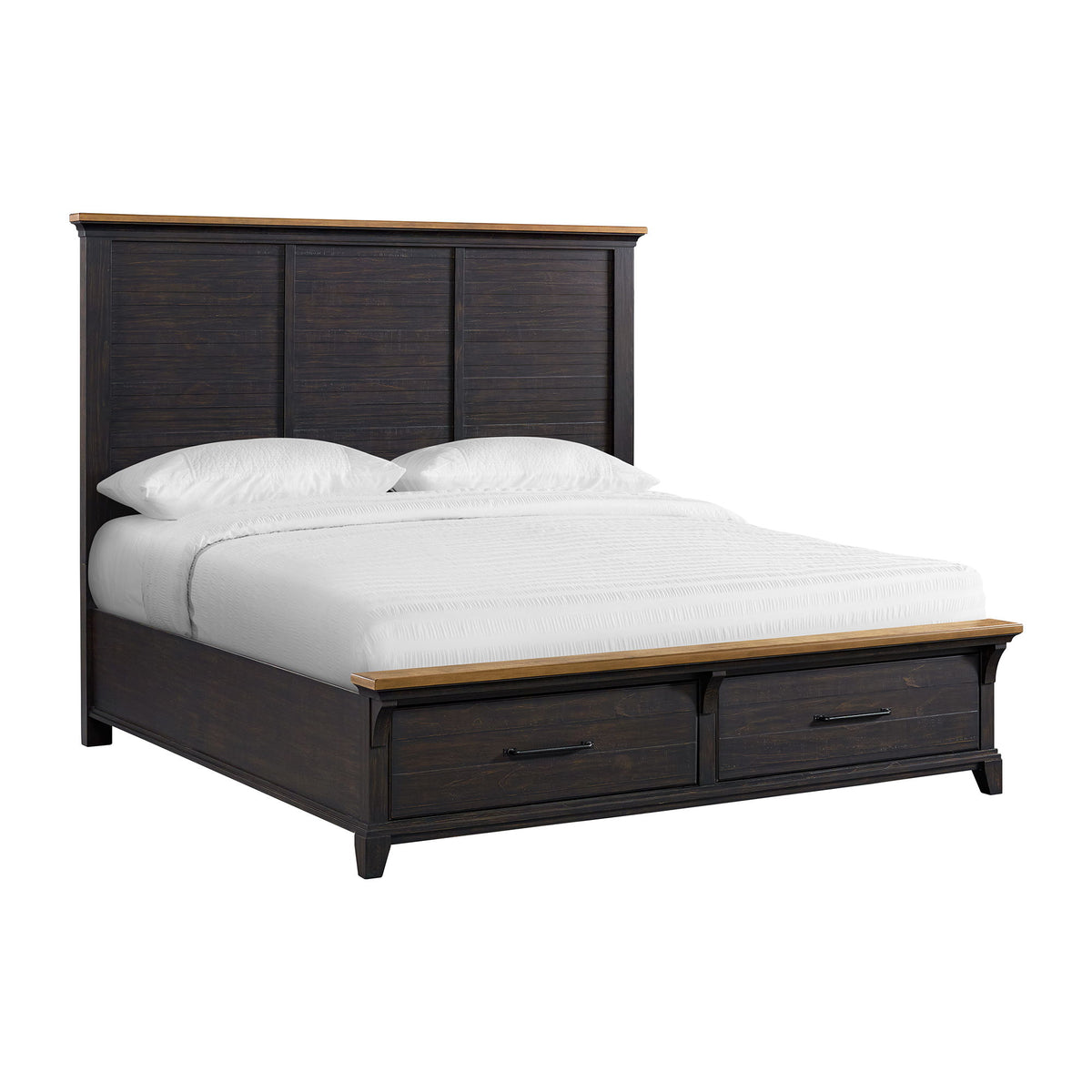 Montrose Storage Bed in Dark Brown by Elements International