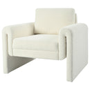 Modern Upholstered Accent Chair, Sturdy Support & Luxurious Comfort