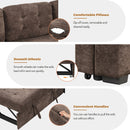 L-Shape Sofa Bed Pull-Out Sleeper Sofa With Wheels, USB Ports, Power Sockets For Living Room