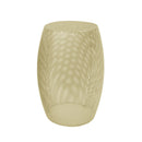 Modern Round Metal Hollow Side Table Set With Openwork Design - Gold