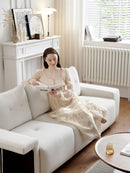 3 Seater Sofa Couch For Living Room, Modern Couches For Small Space, Cat Nest Sofa, For Cat Friendly, Comfy Couch With Waterproof And Cat Scratch Resistant Fabric