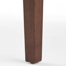 Farmhouse Charm Dining Table With Square Leg