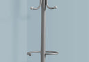 Coat Rack, Hall Tree, Free Standing, Hanging Bar, 6 Hooks, Entryway, Contemporary & Modern