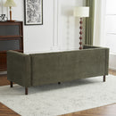 Upholstered Sofa Modern 3 Seater Sofa Couch With Tufted Design For Living Room