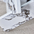 Modern Round Glass Coffee Table With Tempered Glass