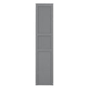 Full Size Murphy Wall Comfort Bed With Shelves - Gray