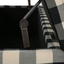 Contemporary Storage Ottoman With Seating And Storage - Black