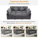 Sectional Sofa Modular Sofa U - Shaped Sofa Couch Sofa Bed L - Shaped Sofa With A Movable Ottoman And Two USB Ports For Living Room