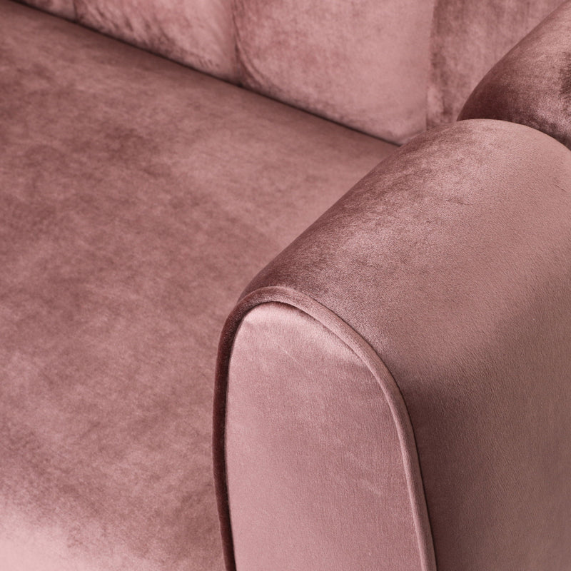 Miranda - Modern Glam Velvet 3 Seater Sofa