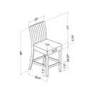 Mikha - Bar Table And 4 Bar Stools