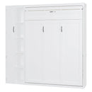 Murphy Wall Bed With Shelves, Wardrobe And LED Lights