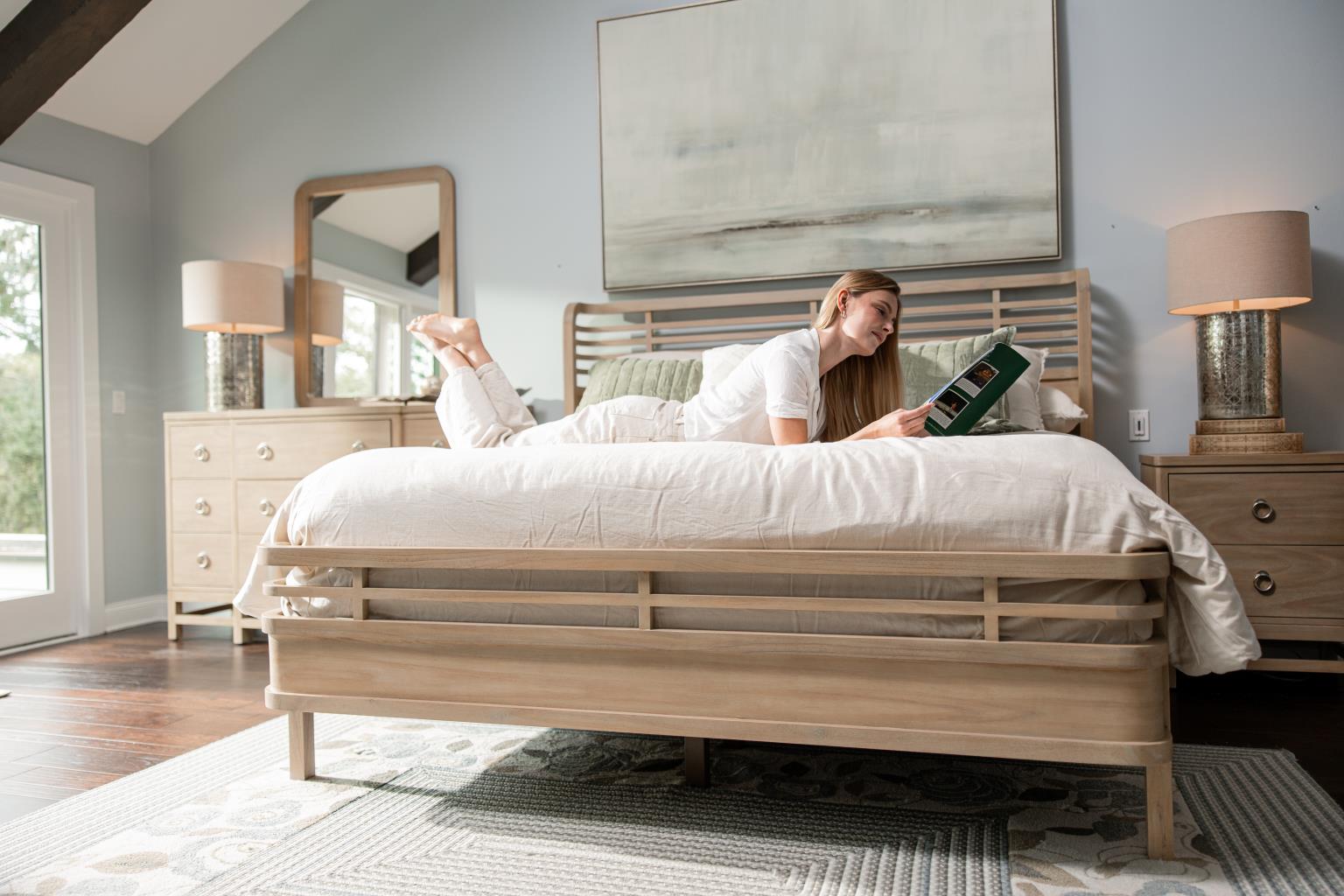 Monterey Queen Headboard Sandstone Finish