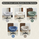 Modern Chenille Office Chair With 360 Degree Swivel