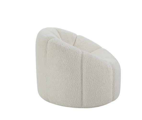 Osmash - Chair - White Teddy Sherpa - Atlantic Fine Furniture Inc