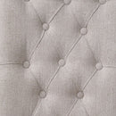 Yabeina - Side Chair (Set of 2) - Beige Linen & Gray