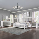 Katia - Mirror - Rustic Gray & White Finish - Atlantic Fine Furniture Inc