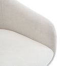 Modern Style Counter Height Bar Stools, With Comfortable Upholstery, Durable Metal Legs Ensure Stability - Brown