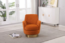 Teddy Swivel Barrel Chair, Swivel Accent Chairs Armchair For Living Room