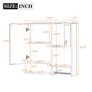 Modern Wall Mounted Bathroom Medicine Cabinet, Bathroom Wall Storage Cabinet With Mirror