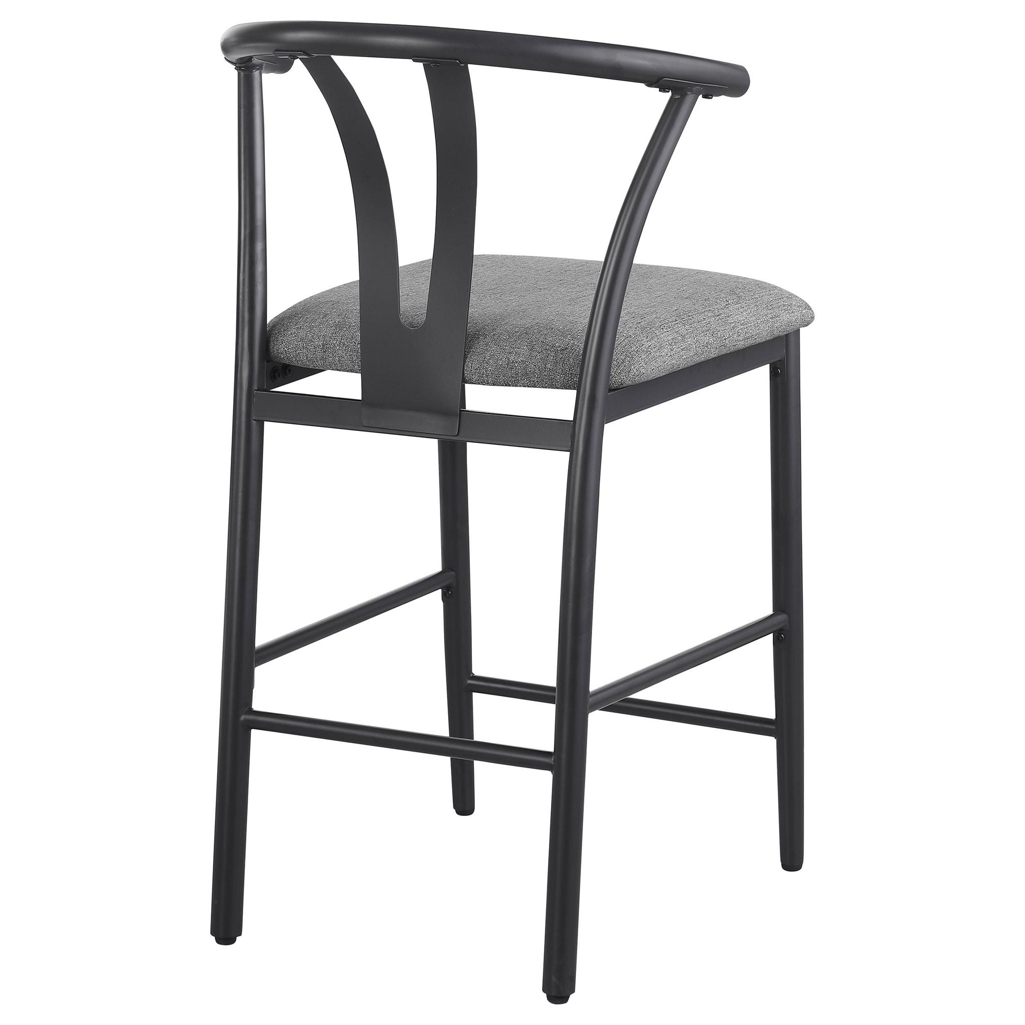 Dolman Counter Height Dining Side Chair Grey (Set of 2) - Atlantic Fine Furniture Melbourne FL