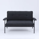 Modern Metal Frame Sofa With Sponge Filling For Compact Spaces And Versatile Use