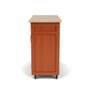 Create-A-Cart - 4 Doors Kitchen Cart - Light Wood Top