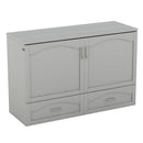 Murphy Wall Bed With Drawer And A Set Of Sockets & USB Ports, Pulley Structure Design