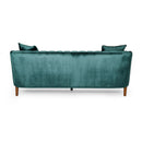Contemporary 3 Seater Sofa With Plush Accents