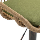 Modern Swivel Bar Stools Adjustable Counter Chairs With Footrest (Set of 2)