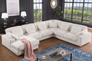 Nadine - Corduroy Modular Corner Sectional Sofa With Left Facing Chaise