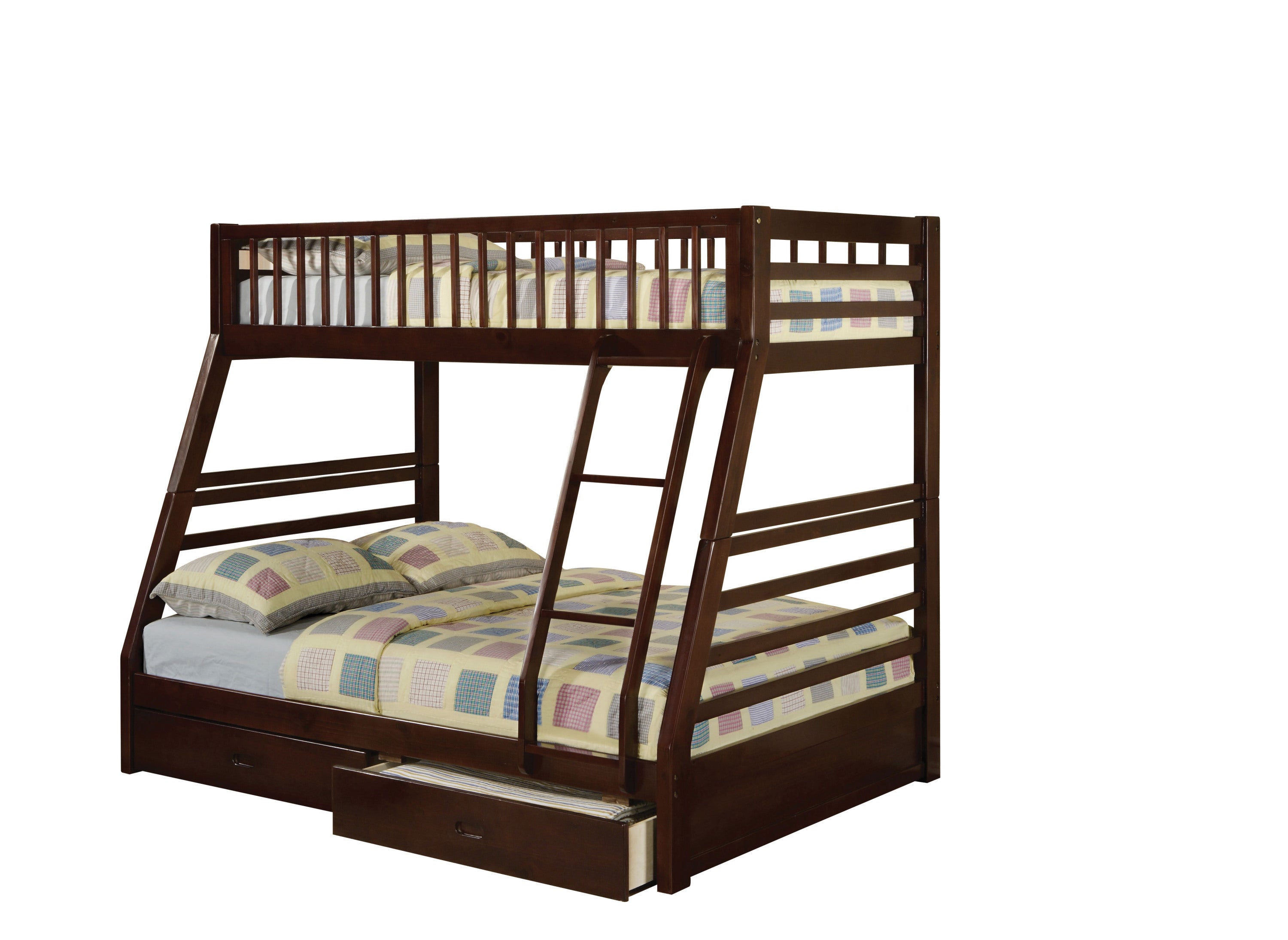 ACME Jason Twin/Full Bunk Bed, Espresso 02020W - Atlantic Fine Furniture Melbourne FL