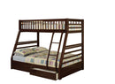 ACME Jason Twin/Full Bunk Bed, Espresso 02020W