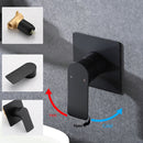 Modern Wall Mount Bathroom Sink Faucet With Waterfall Spout